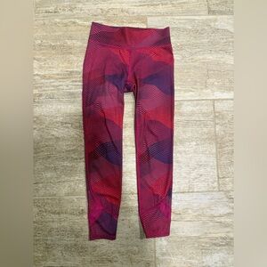 All in Motion Pink and Purple Patterned Leggings